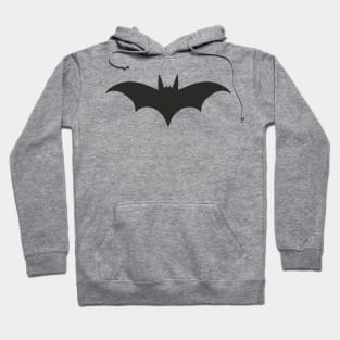 Bat silhouette (black print) Hoodie